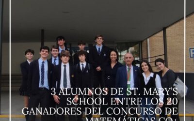 3 ALUMNOS DE ST. MARY’S SCHOOL ENTRE LOS 20 GANADORES DEL CONCURSO DE MATEMÁTICAS CO+
