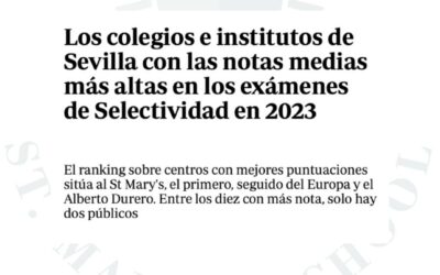 ST. MARY’S SCHOOL EL CENTRO EDUCATIVO DE SEVILLA CON MEJORES RESULTADOS EN LA PEvAU DE 2023